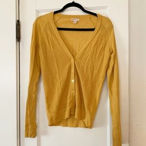 Merona mustard cardigan